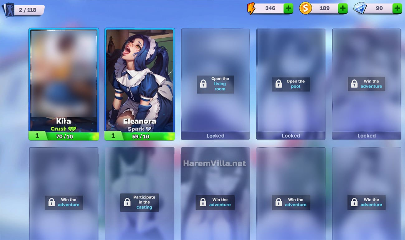 Character casting and collection system